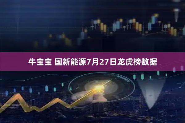 牛宝宝 国新能源7月27日龙虎榜数据